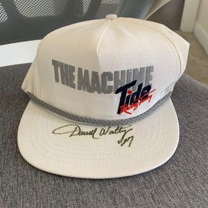 Tide Racing NASCAR Darrell Waltrip Signed Trucker Hat Cap Made in The USA